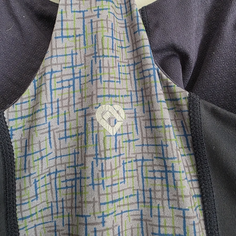Athletic Athleisure Yoga Top Blue Grey Size Large - Picture 12 of 14